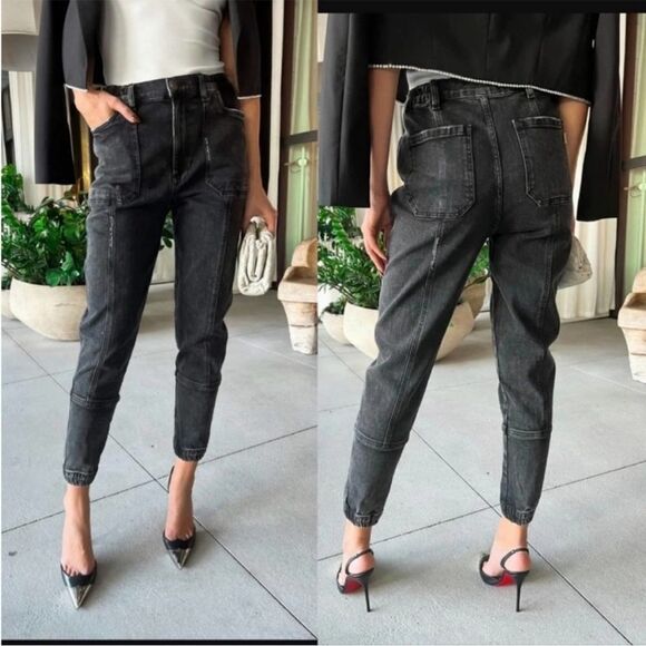 Retrofete Carter Pant In Onyx size 28 NWT - Picture 1 of 7